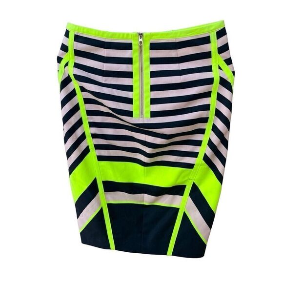 Ted Baker Candy Bar Striped Pencil Skirt Size 0 - Picture 8 of 14